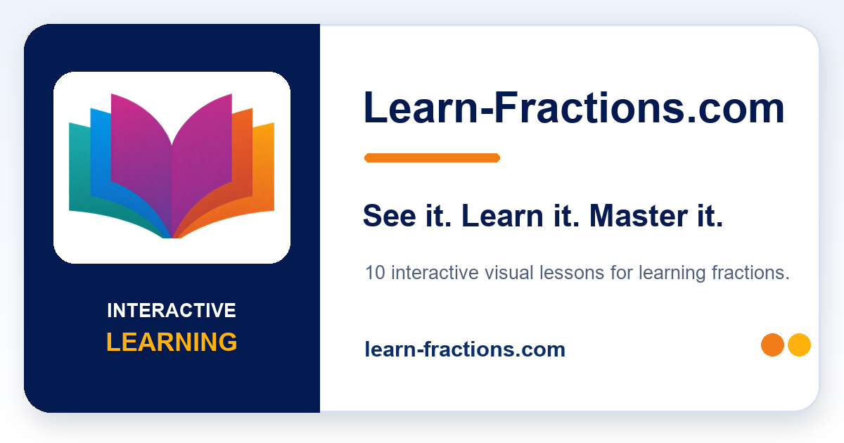 I built a visual fractions app. Could you try one lesson and tell me where it gets confusing?